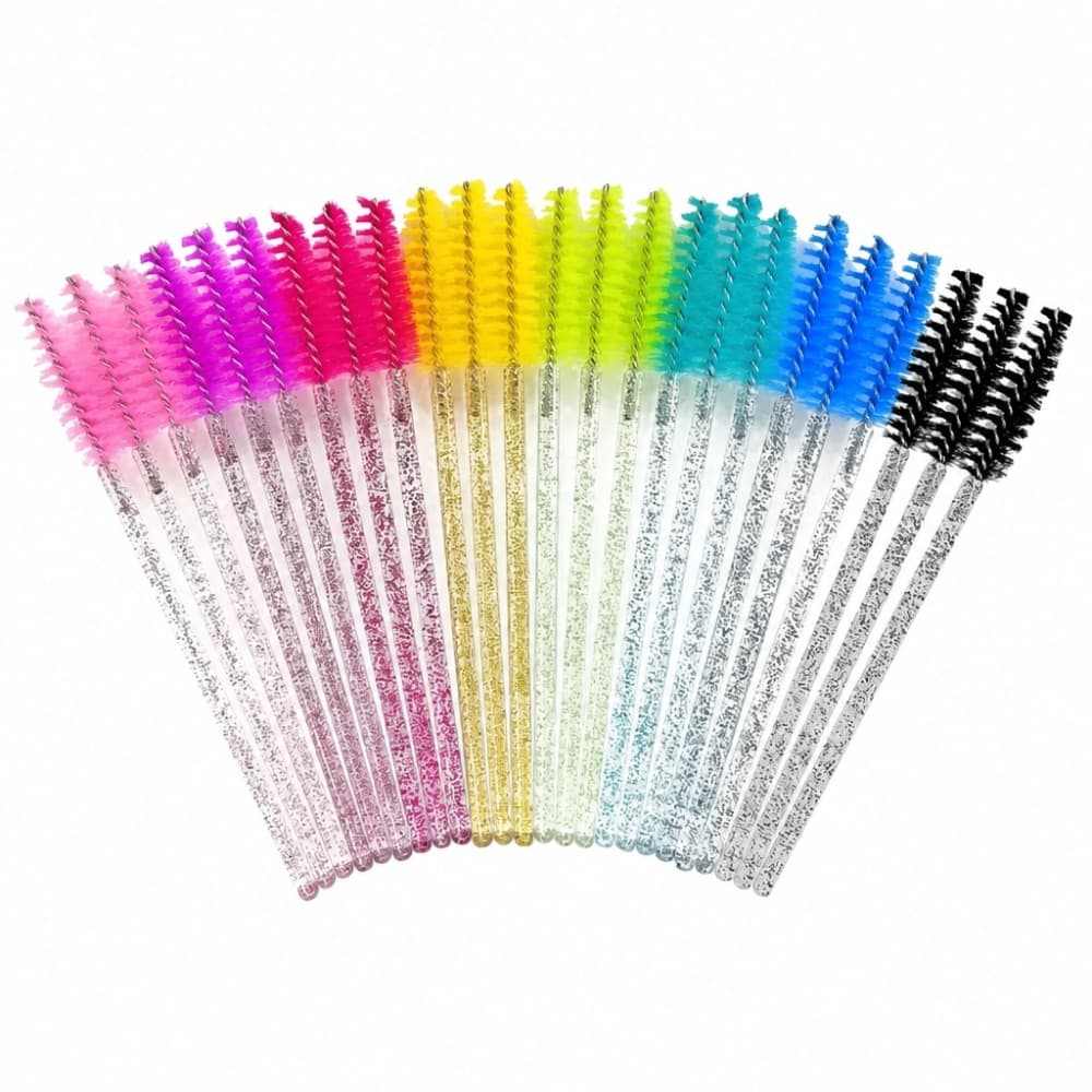 Escovinha de Cílios com Glitter 50 Unidades