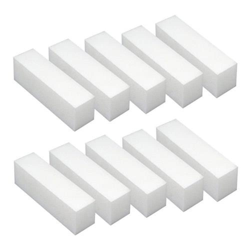 Kit 10 Lixas Bloco Branca