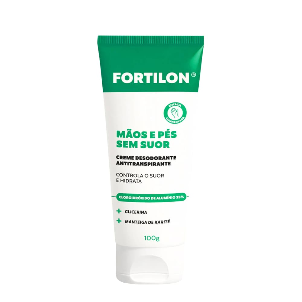Creme Maos e Pes Sem Suor Fortilon 120g