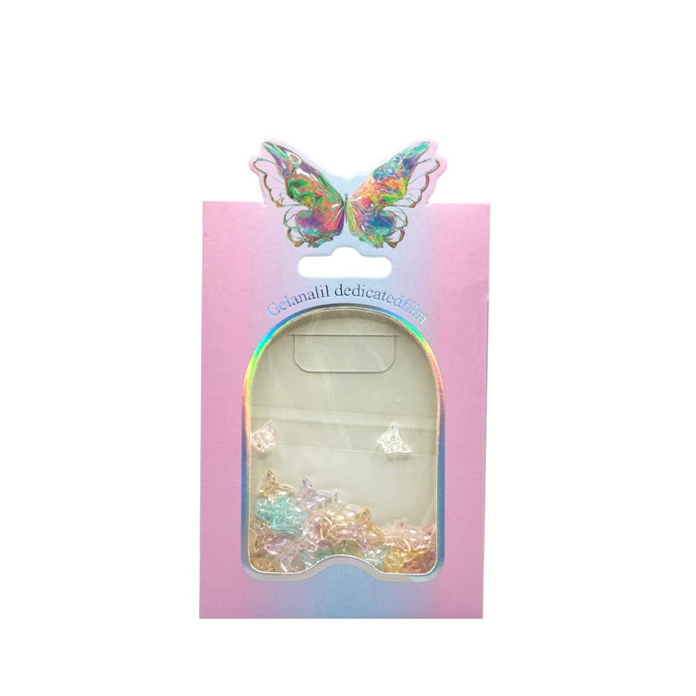 Decoração de Unhas Borboleta Furta Cor