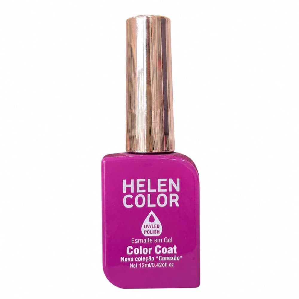 Esmalte em Gel Helen Color Conexão Roxo 12ml Cor 107