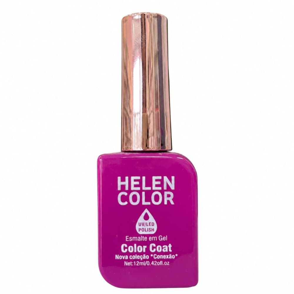 Esmalte em Gel Helen Color Conexão Roxo 12ml Cor 108