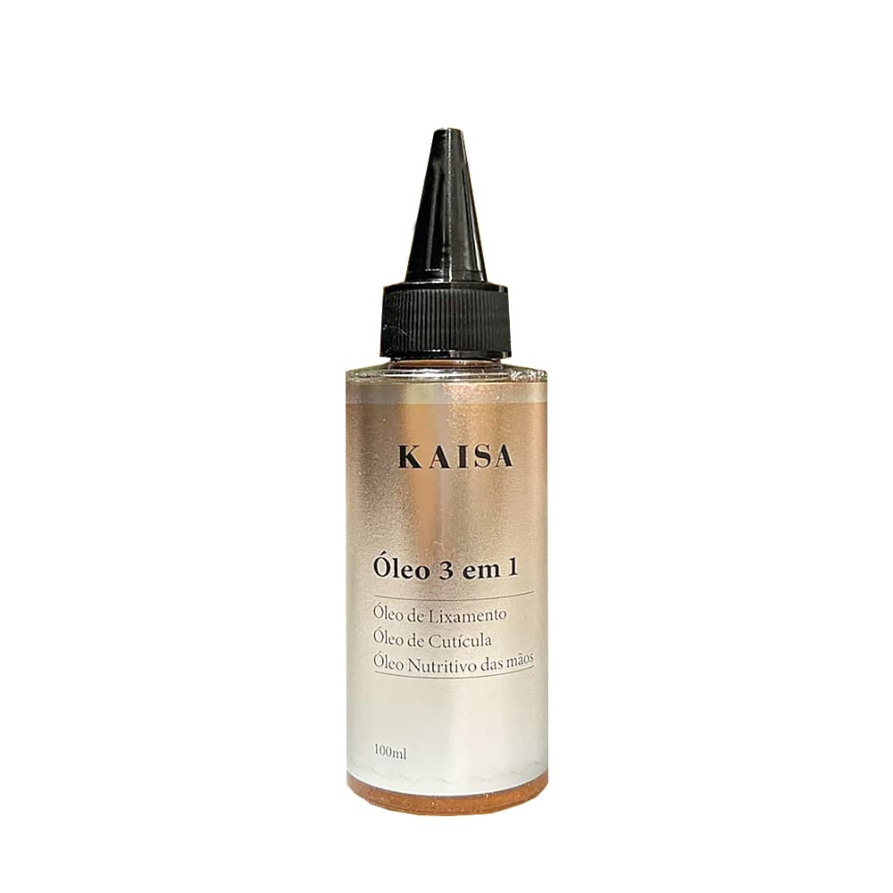 Óleo 3 em 1 Kaisa Cutículas Lixamento e Nutrição Refil 100ml
