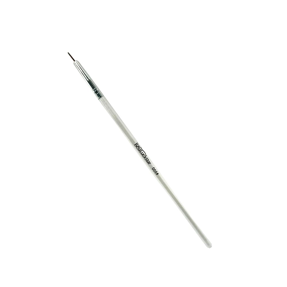 Pincel Fino BelaLuckStar Branco Numero 000