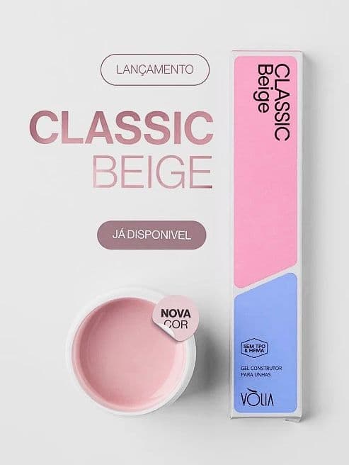 Gel Volia Classic Beige 14g Refil