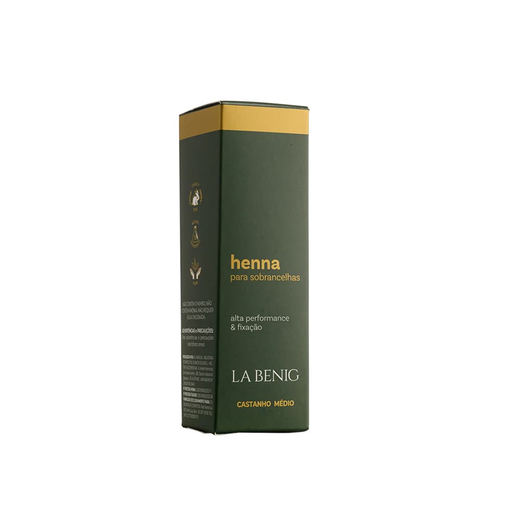 Henna La Benig Castanho Médio 2,5g