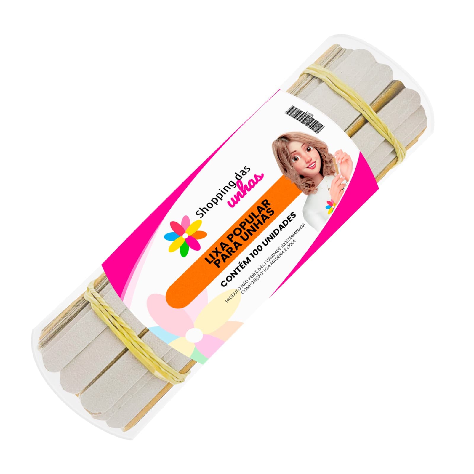 Lixa Tradicional 16cm 100 Unidades Shopping das Unhas