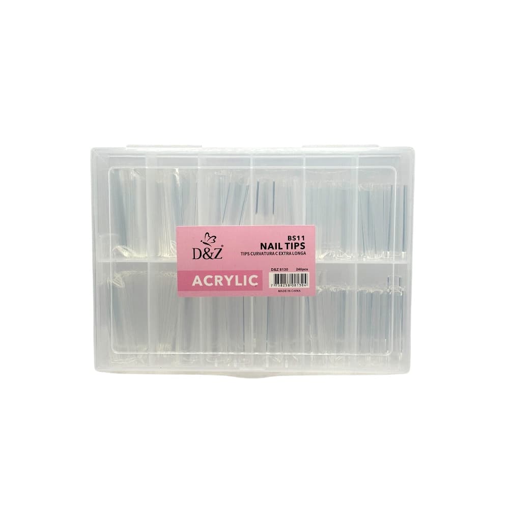 Tip Curvatura C Extra Longa Transparente DZ