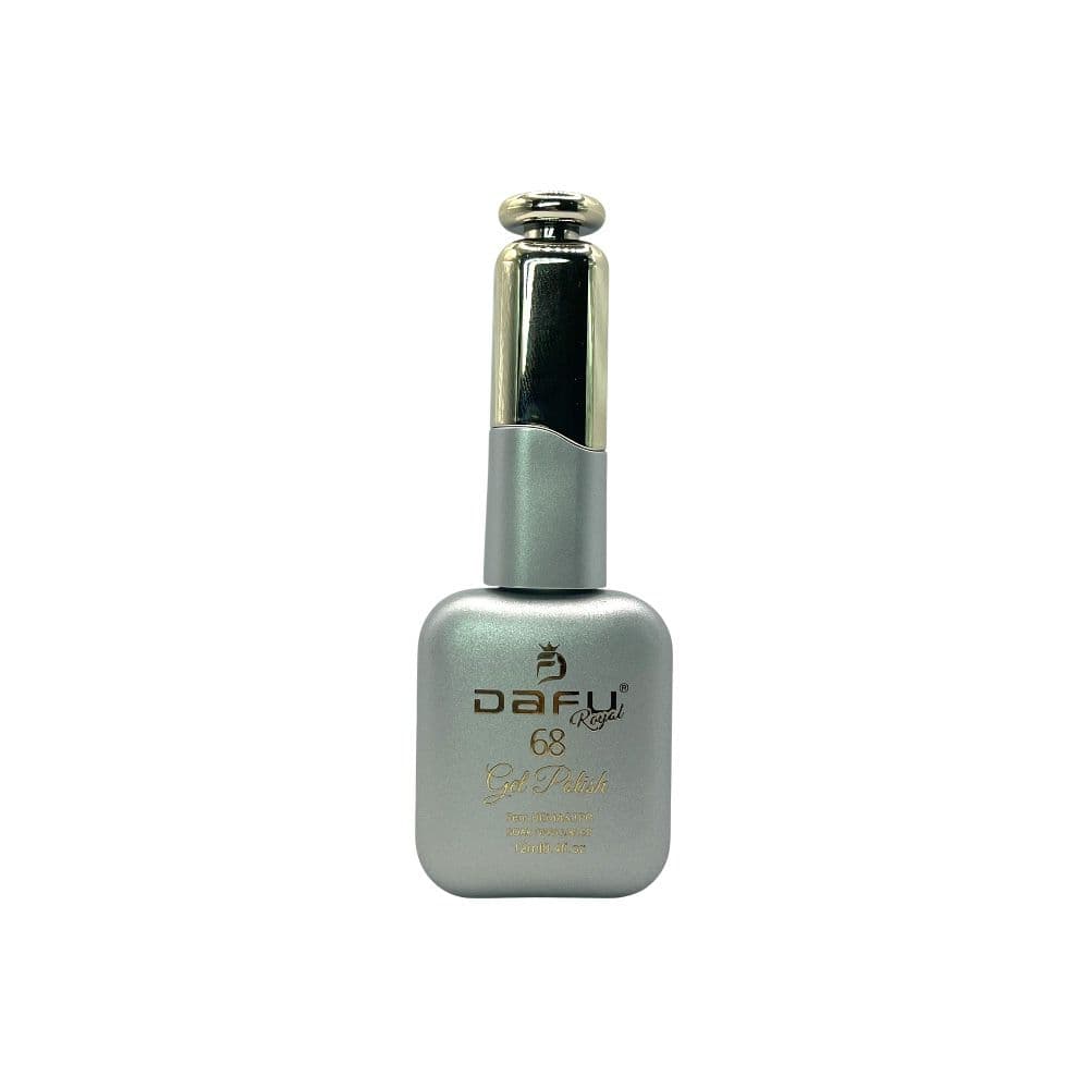 Esmalte em Gel Royal Dafu Prata Glitter Fino 12ml 68
