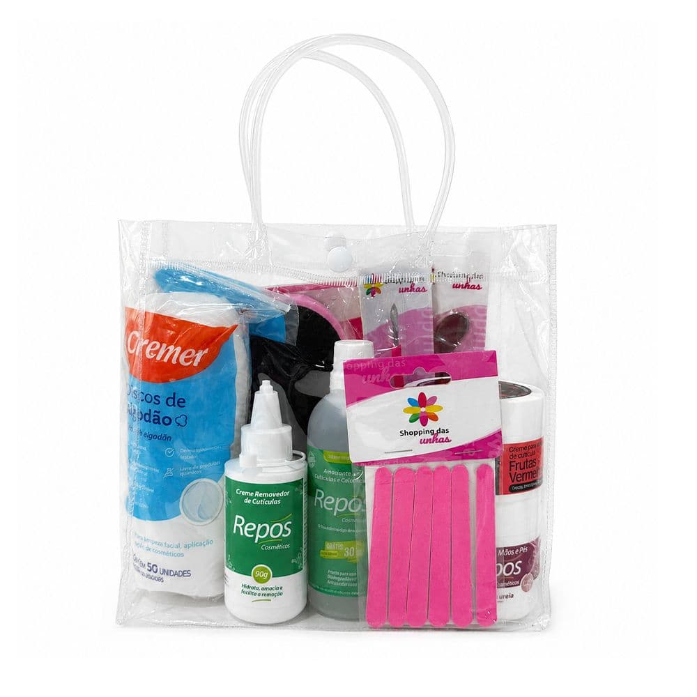 Kit Spa dos Pes Shopping das Unhas frutas vermelhas