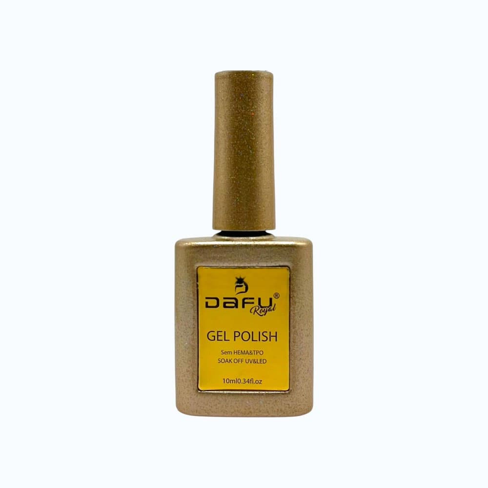 Esmalte em Gel Dafu Glitter Diamantado Roxo 10ml 08
