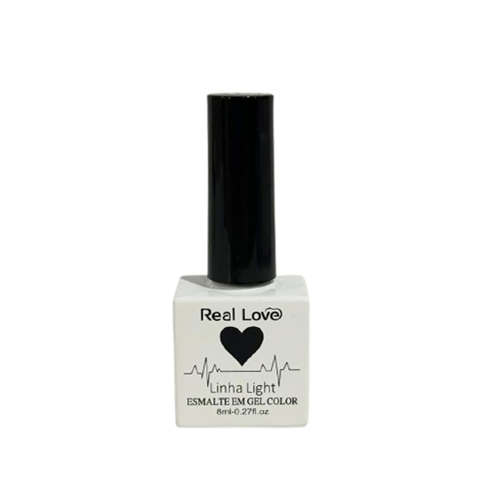 Esmalte em Gel Real Love Coração Preto Intenso 8ml 051