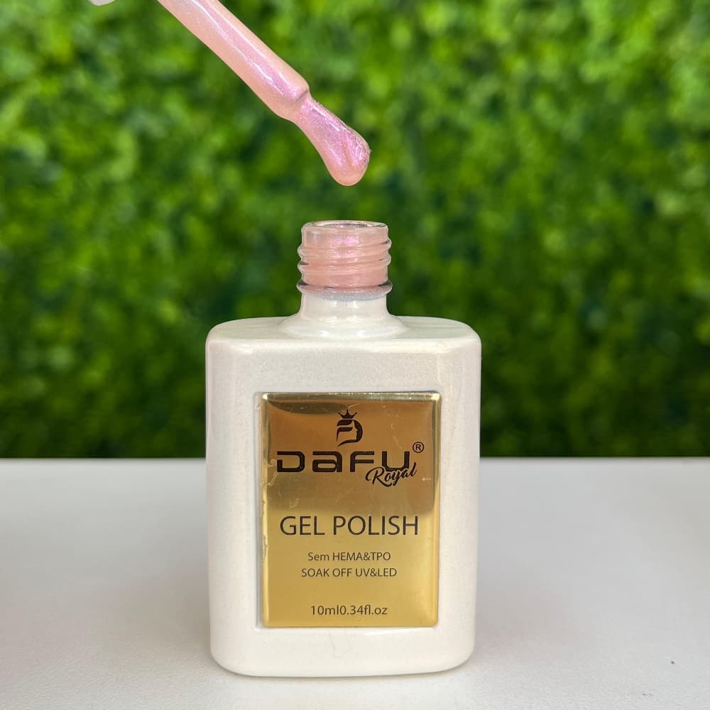 Esmalte em Gel Dafu Royal Pearlescent Diamantado 10ml 008