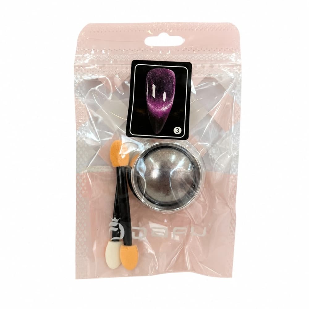 Pó Metalizado Magnético Cat Eye Dafu 03