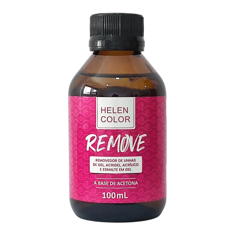 Removedor de Alongamento a Base de Acetona Helen Color 100ml