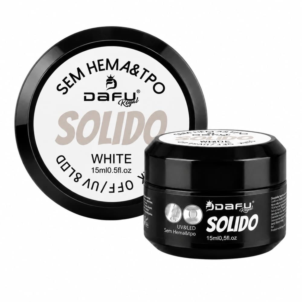 Gel Construtor Sólido White Royal Dafu 15ml