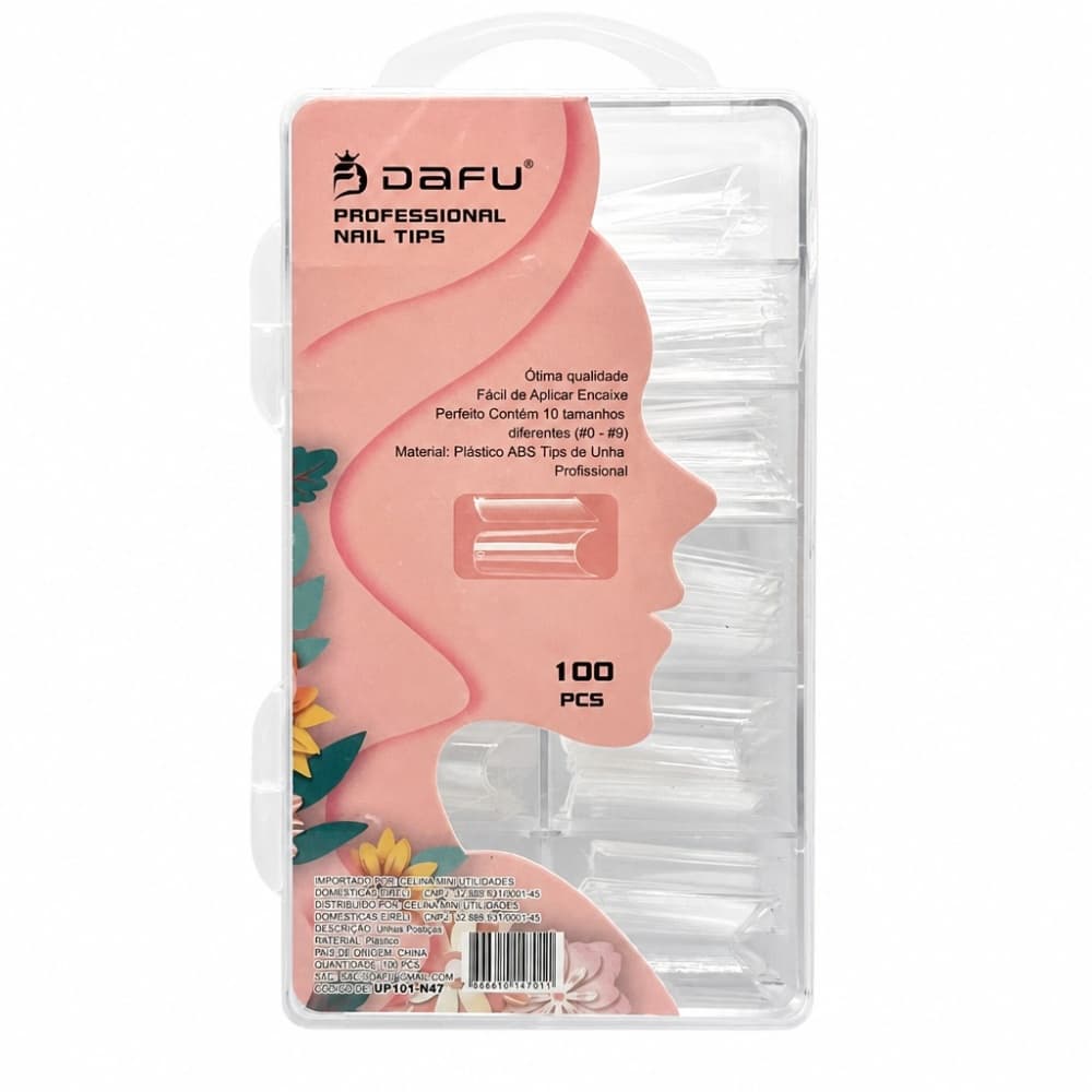 Tip Curvatura C Transparente Dafu 100 unidades