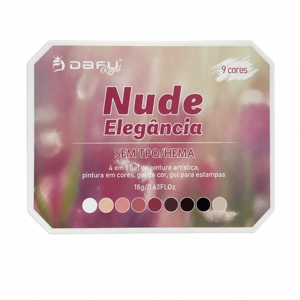 Gel Paint Artistico 4 em 1 Nude Elegância Dafu
