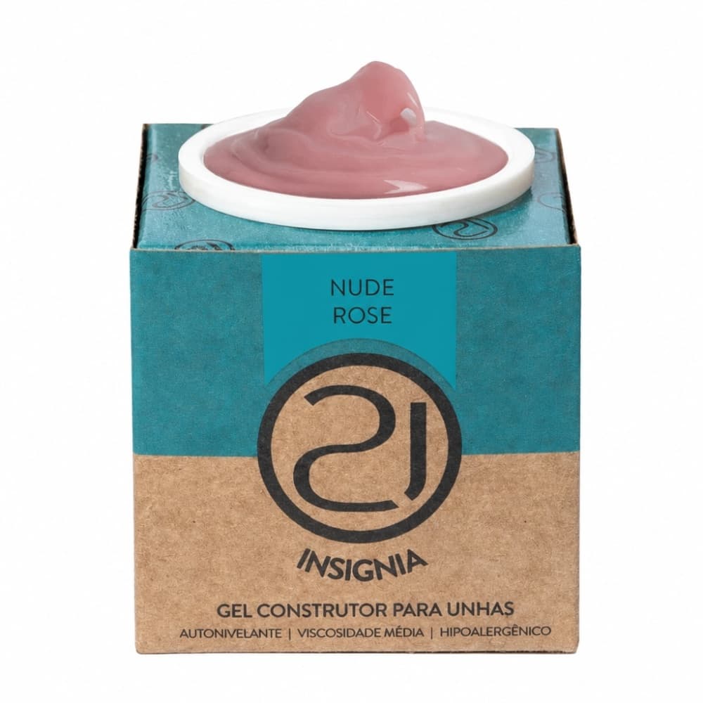 Gel Construtor Nails 21 Nude Rose Insignia 34g