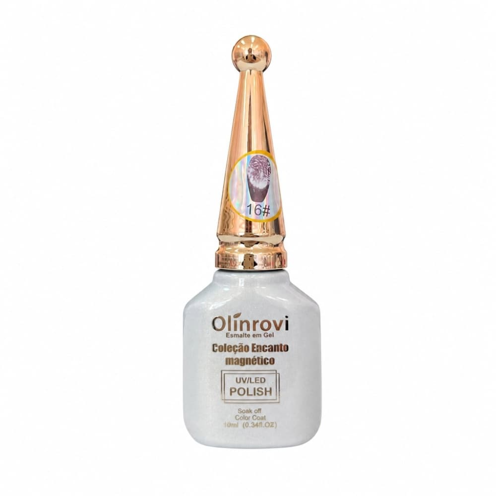 Esmalte em Gel Coleção Encanto Magnético Olínrovi Rosê 10ml 016