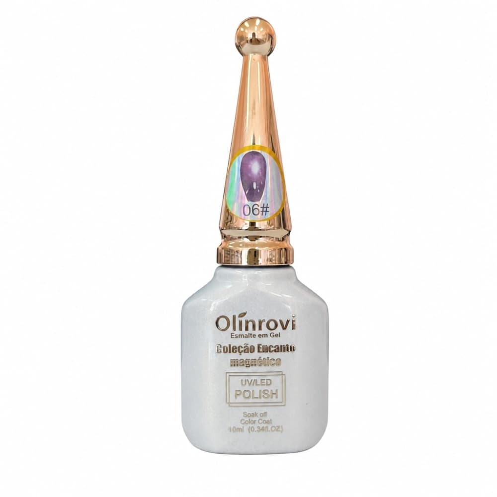 Esmalte em Gel Coleção Encanto Magnético Olínrovi Lilás 10ml 006