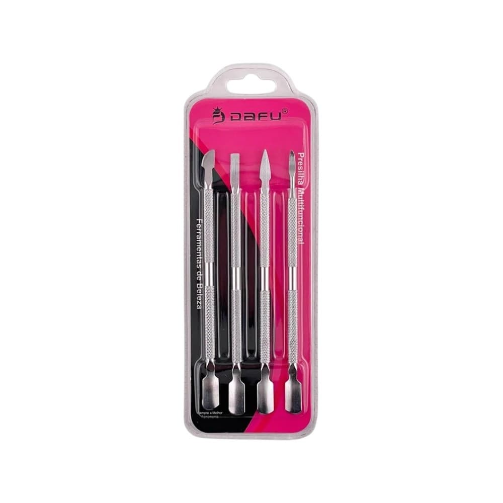 Kit de Espátula para Cutícula Dafu 4 unidades