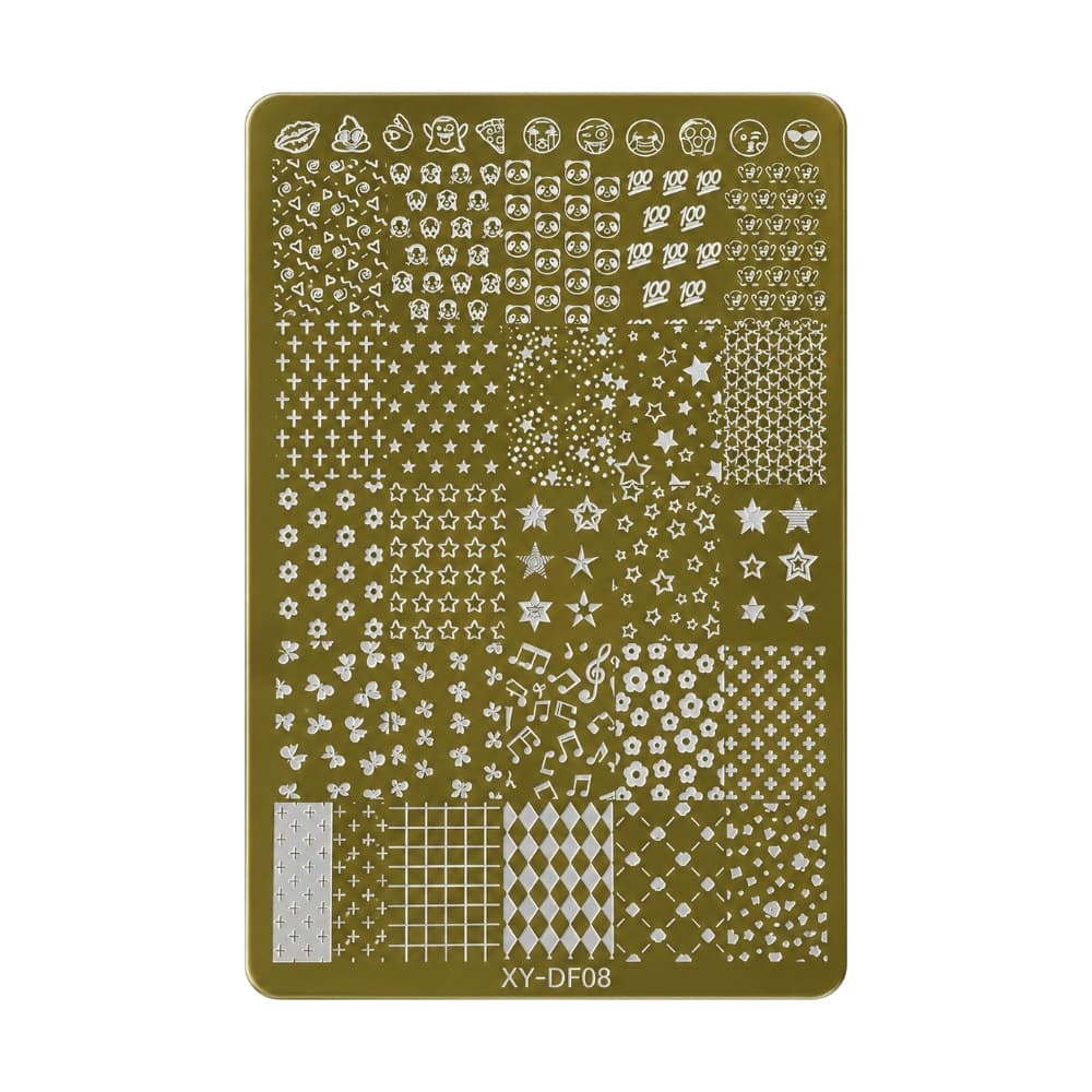Placa de Carimbo Nail Art Paint 08