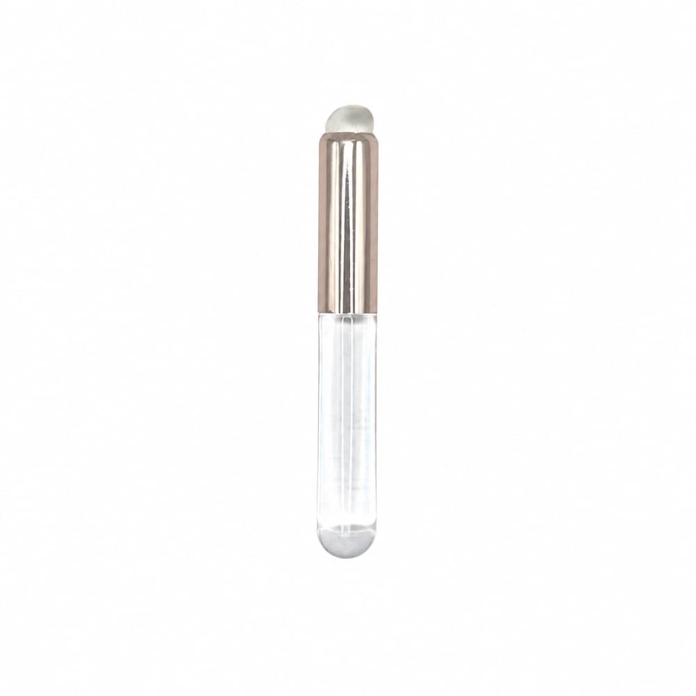 Pincel de Silicone Aplicador de Po Cromado