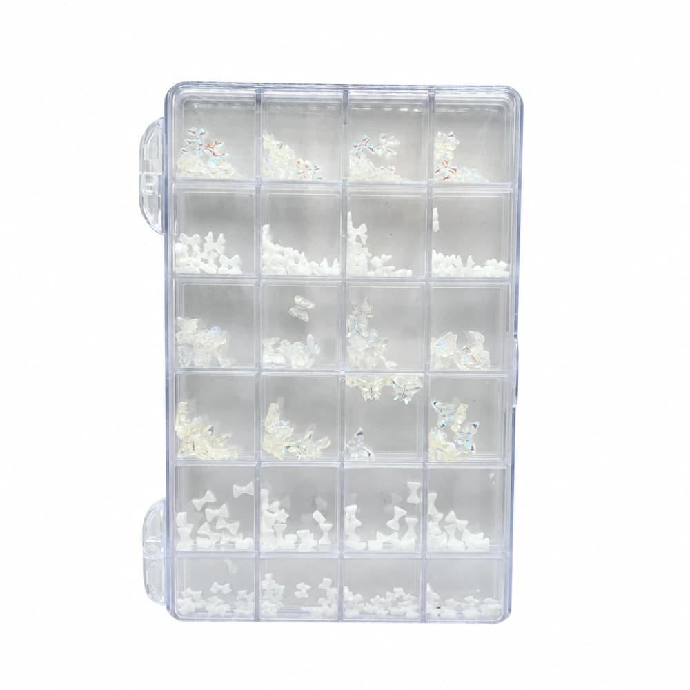 Kit Decoração Laços Branco Fingertip Color
