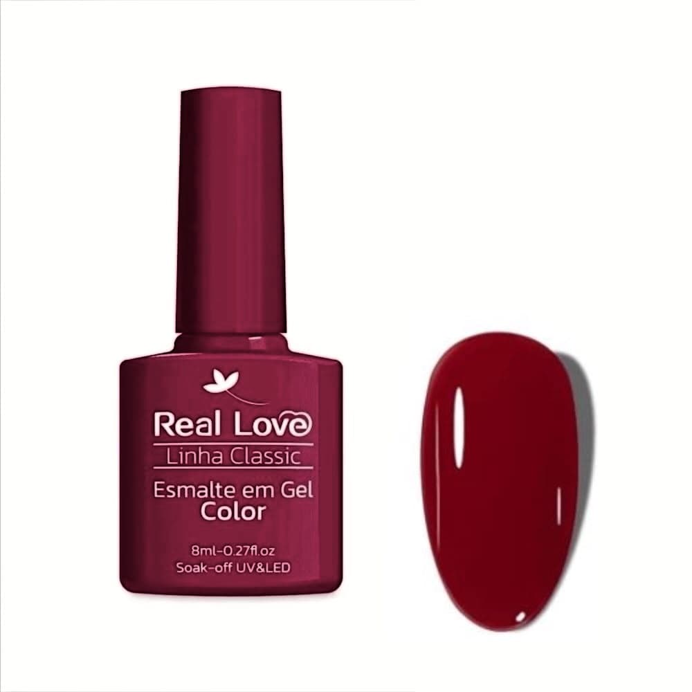 Esmalte em Gel Real Love Classic Vermelho 8ml 207