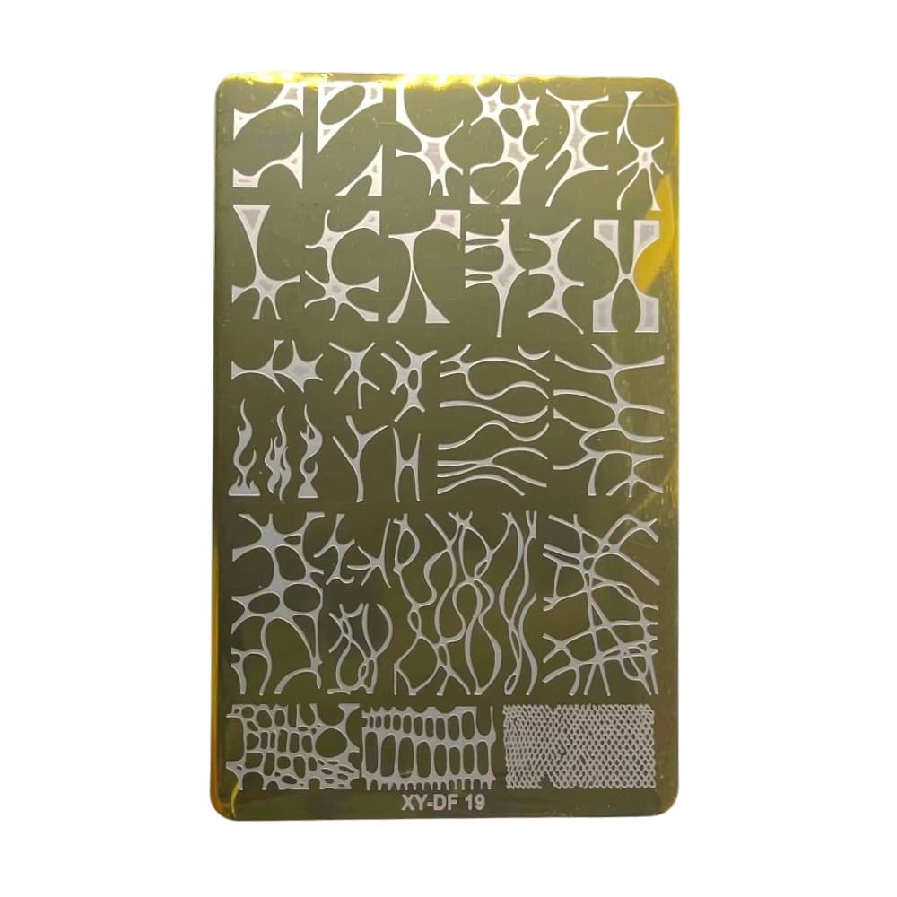 Placa de Carimbo Nail Art Paint 19
