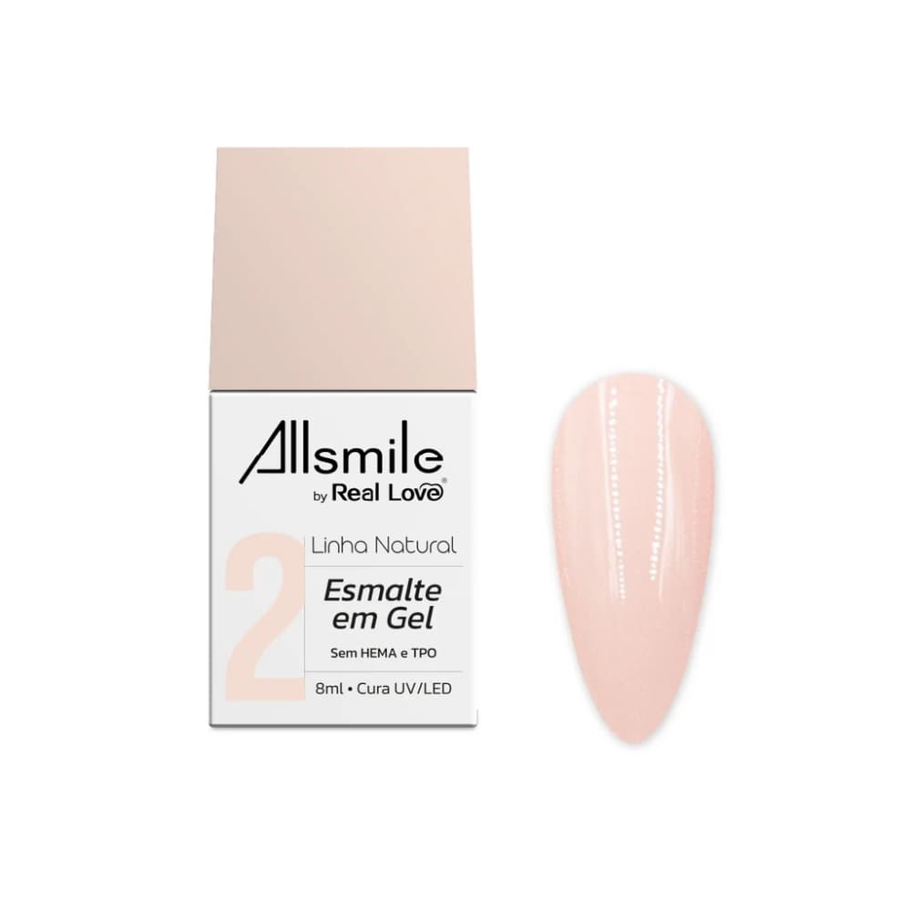 Esmalte em Gel Allsmile Nude 10ml 002