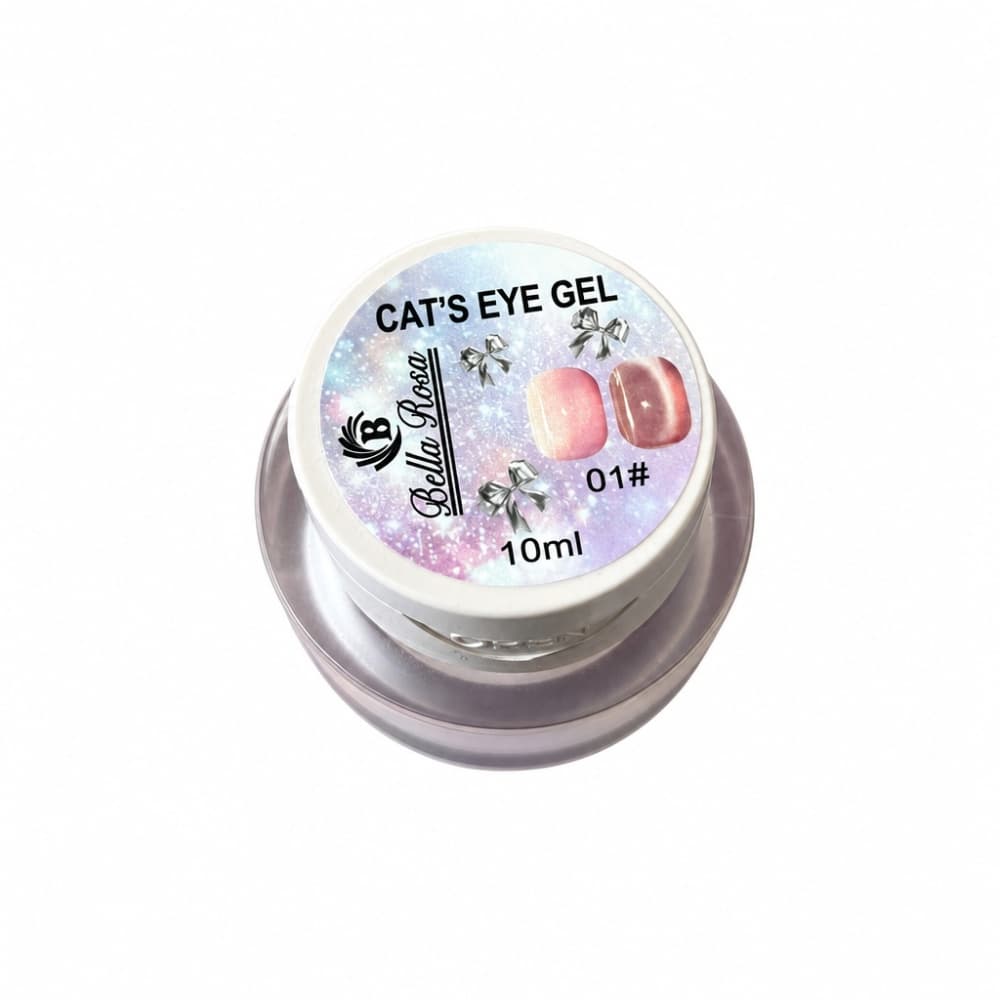 Gel Cat Eye Bella Rosa Rosa 001 10ml