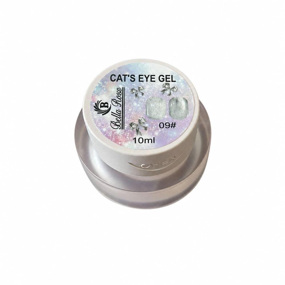 Gel Cat Eye Bella Rosa Prata 009 10ml