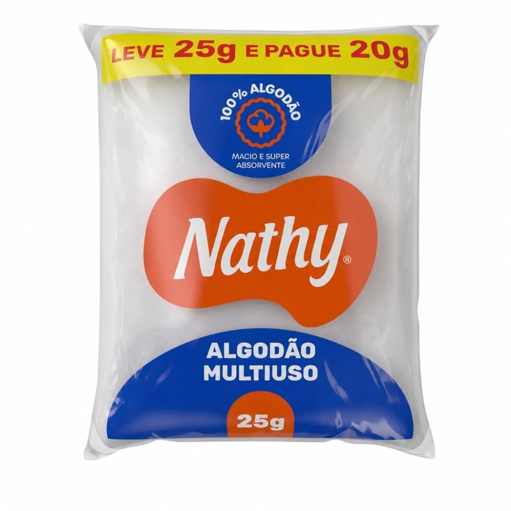 Algodão Multiuso Nathy 25g