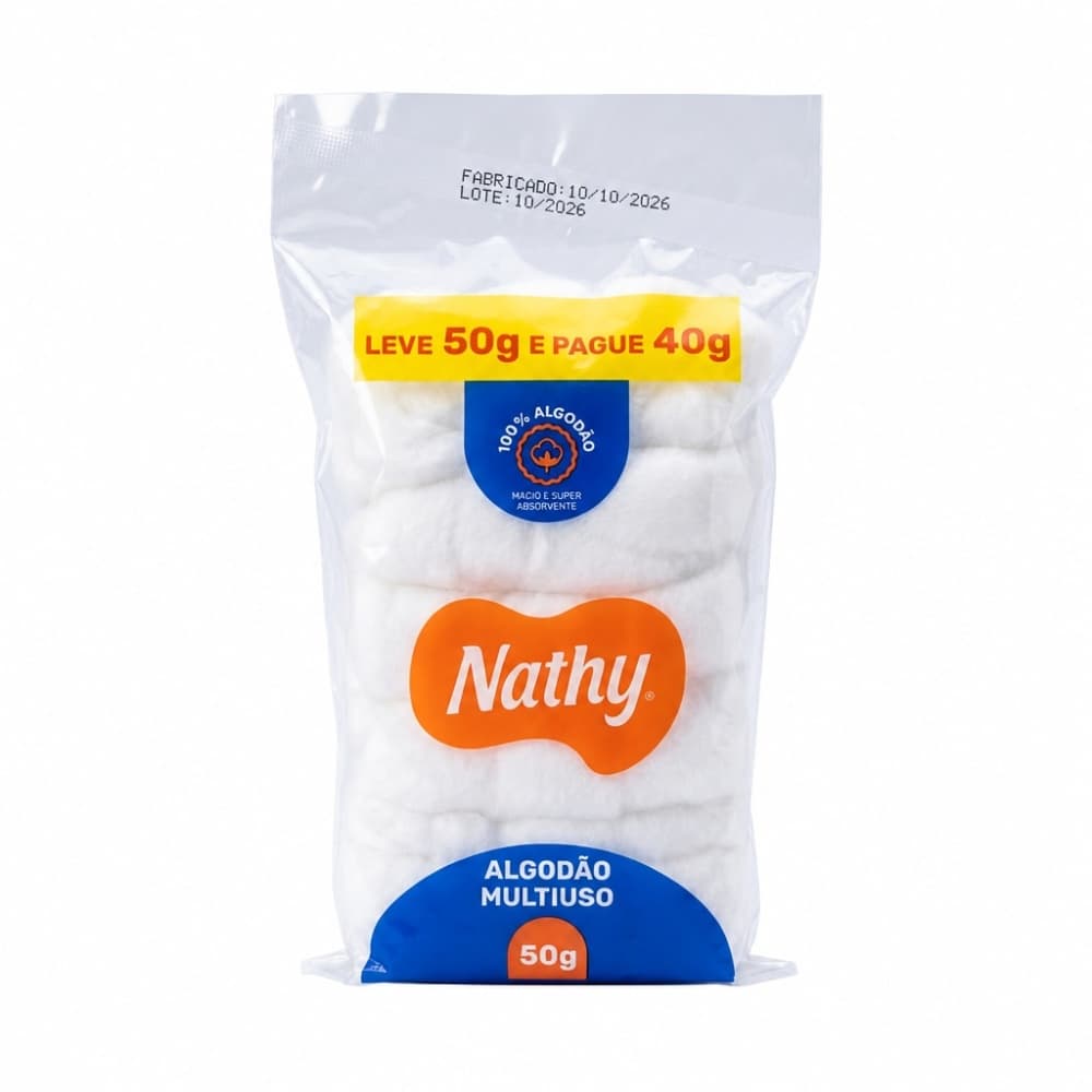 Algodão Multiuso Nathy 50g