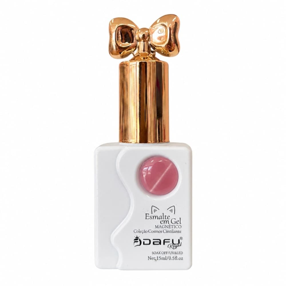 Esmalte em Gel Dafu Magnetcio Coleção Cosmos Rosa 10ml Cor 010
