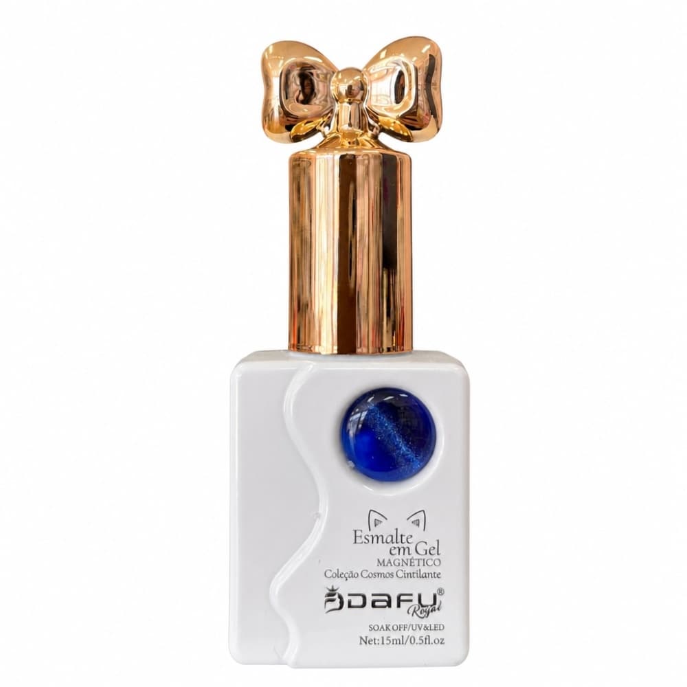 Esmalte em Gel Dafu Magnetico Coleção Cosmos Azul 10ml Cor 026