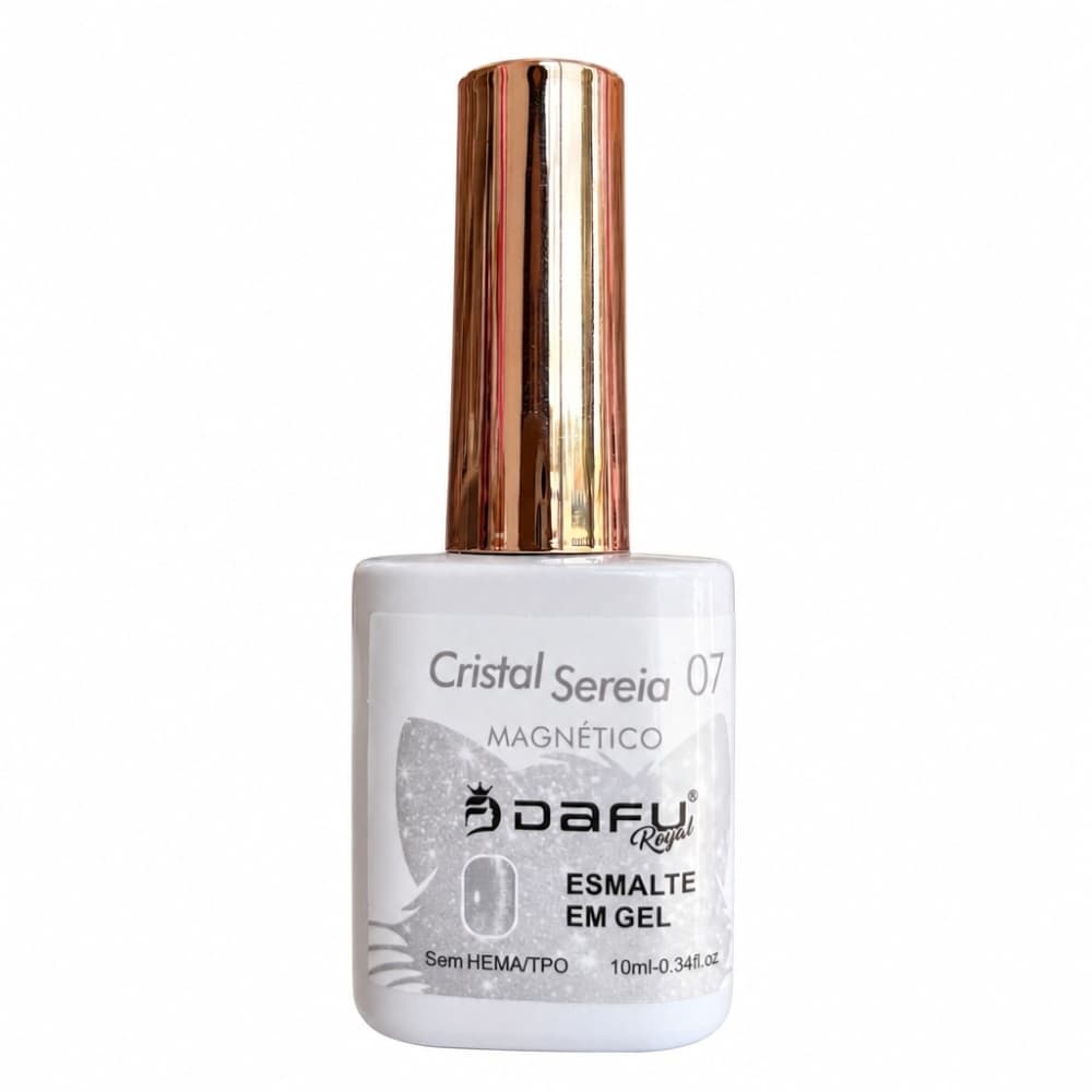 Esmalte em Gel Dafu Magnético Cristal Sereia Prata 10ml 007